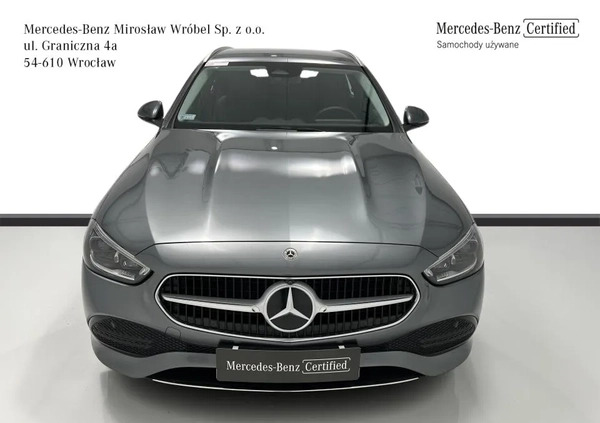 Mercedes-Benz Klasa C cena 214900 przebieg: 13600, rok produkcji 2021 z Wrocław małe 407